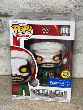 Funko Pop! WWE #100 Bray Wyatt The Fiend Vinyl Figure GLOWS IN THE DARK New